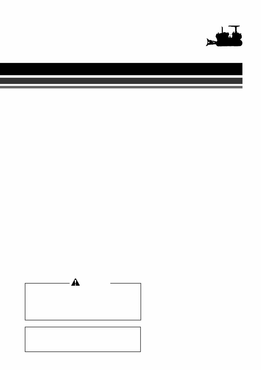 KOMATSU D61EX-12, D61PX-12 BULLDOZER Operation & Maintenance Manual (S/N: B3001 and up) preview img 1
