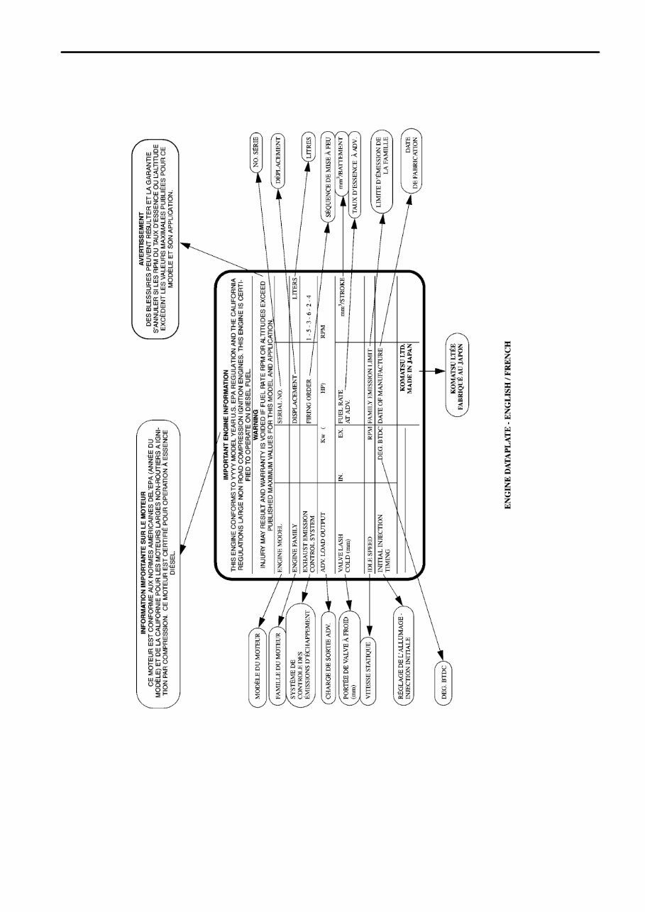 KOMATSU D61EX-12, D61PX-12 BULLDOZER Operation & Maintenance Manual (S/N: B3001 and up) preview img 6