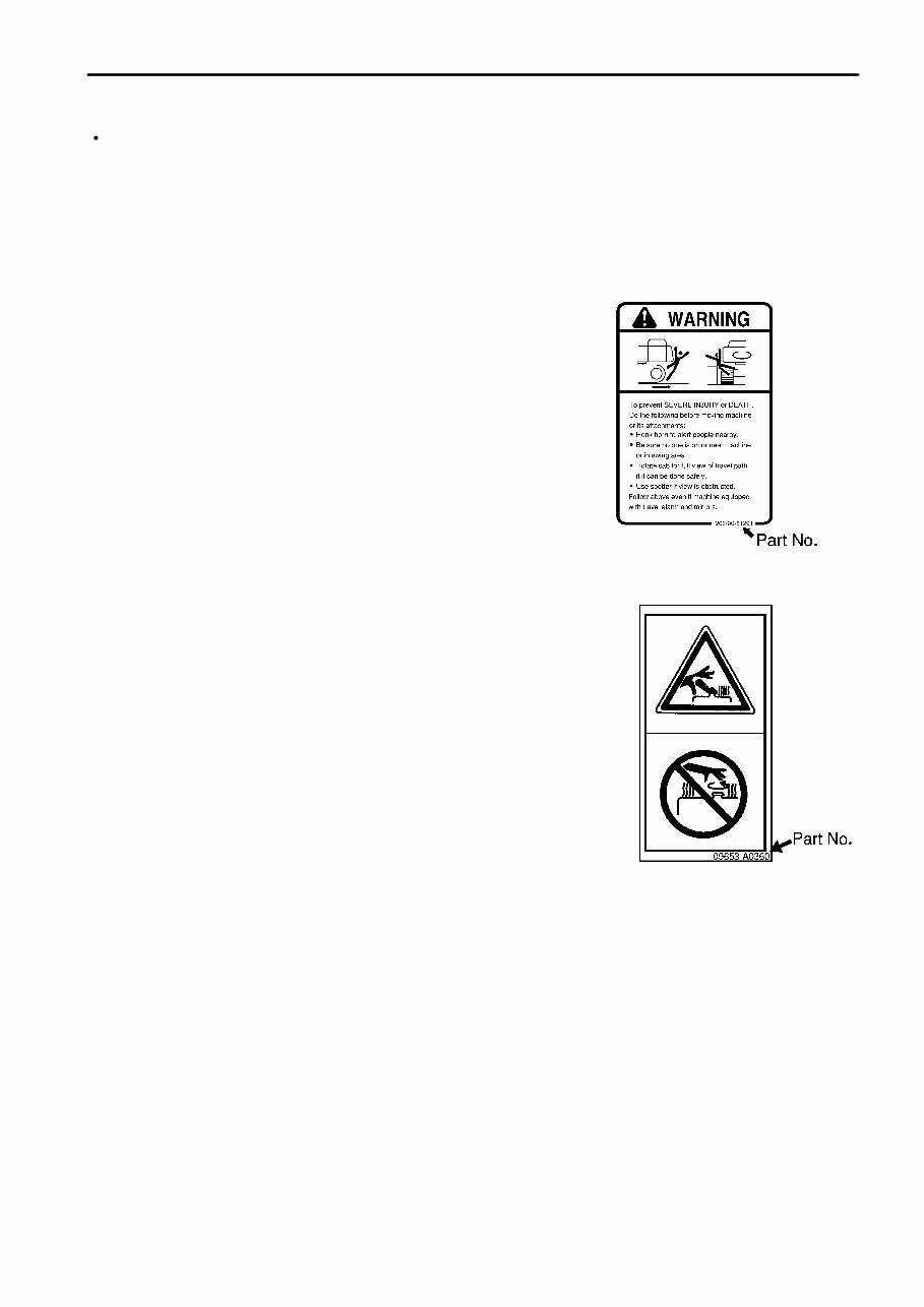 KOMATSU D61EX-12, D61PX-12 BULLDOZER Operation & Maintenance Manual (S/N: B3001 and up) preview img 8