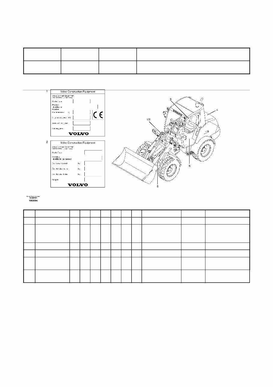 Volvo L20B Compact Wheel Loader Service Parts Catalogue Manual INSTANT SN: 1700500-1705000 preview img 2