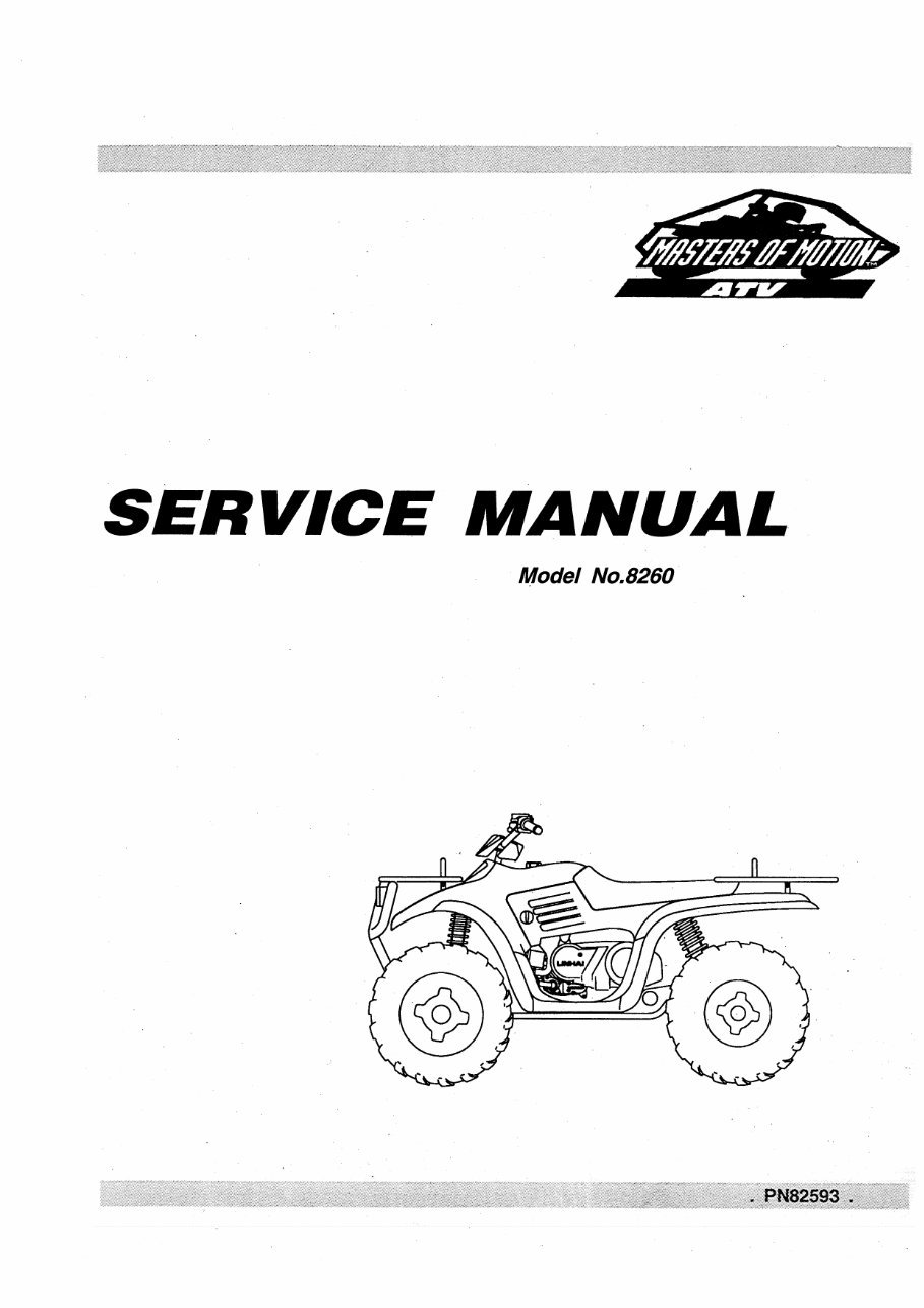 2009 Linhai All-In-One ATV Service & Repair Manual preview img 1
