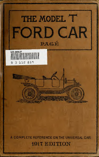 The Model T Ford Car its Construction Operation and Repair preview img 1