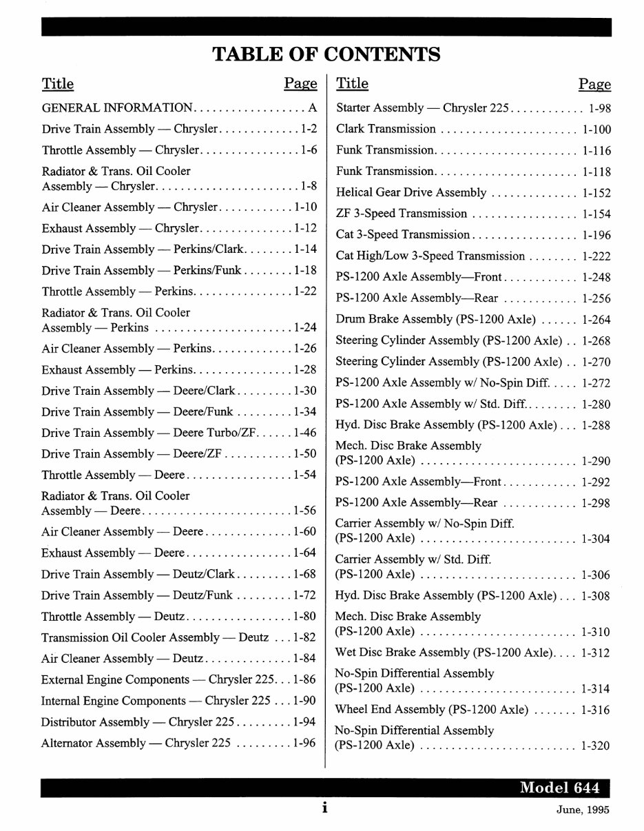 JLG Lull Telehandlers 644 HIGHLandER ANSI Illustrated Master Parts List Manual ! (10709968) preview img 9