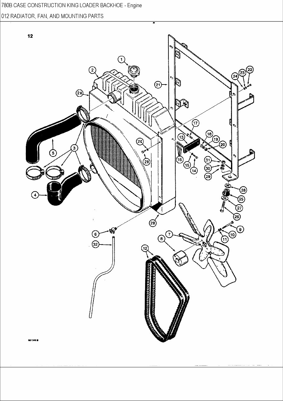 CASE 780B CK BACKHOE Loader Parts Catalog Manual preview img 6