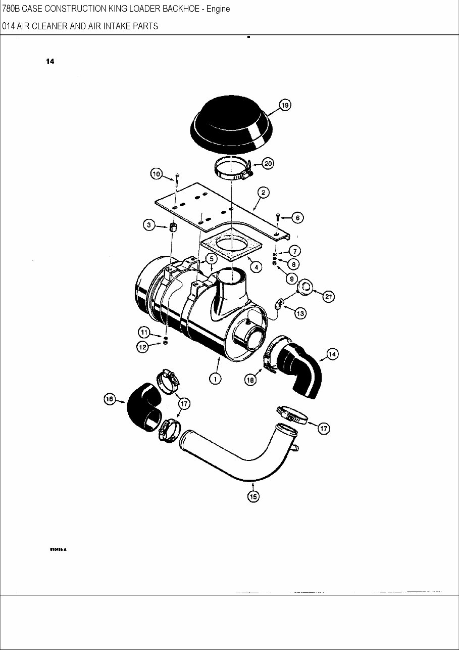 CASE 780B CK BACKHOE Loader Parts Catalog Manual preview img 8