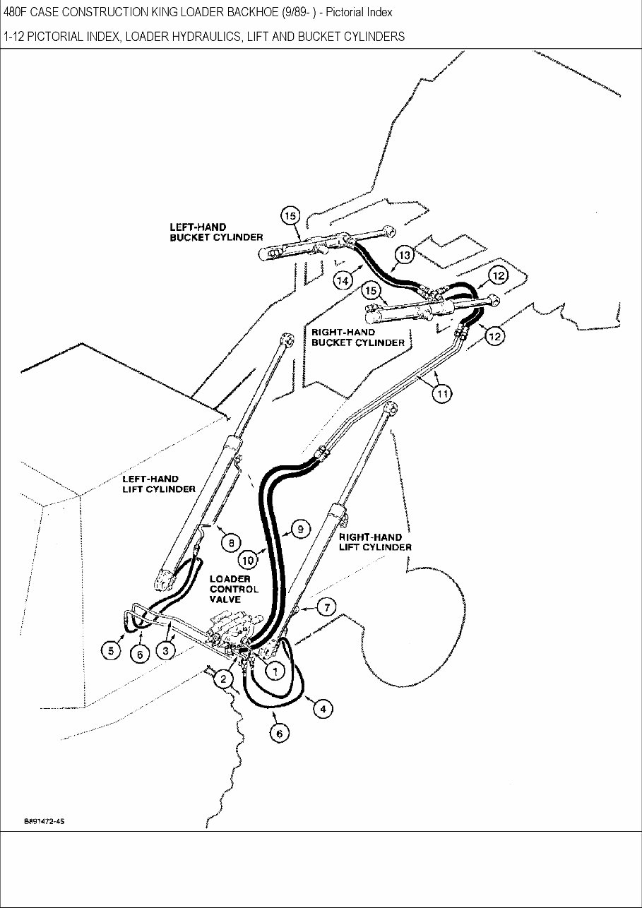 CASE 480F CONSTRUCTION KING BACKHOE Parts Catalog Manual preview img 9
