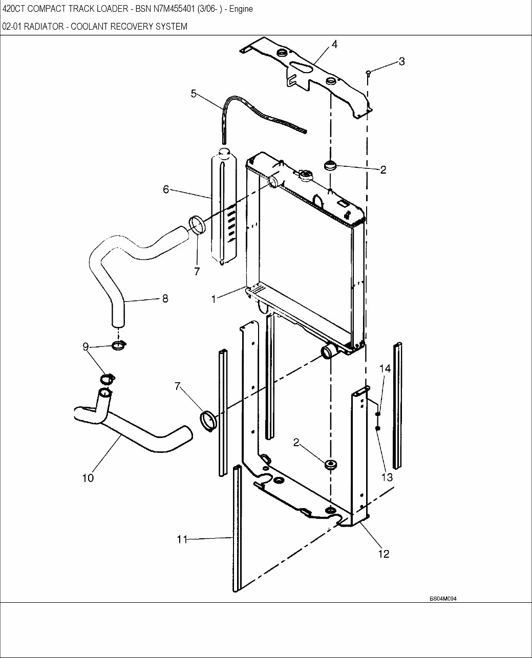 CASE 420CT COMPACT TRACK Loader Parts Catalog Manual preview img 2