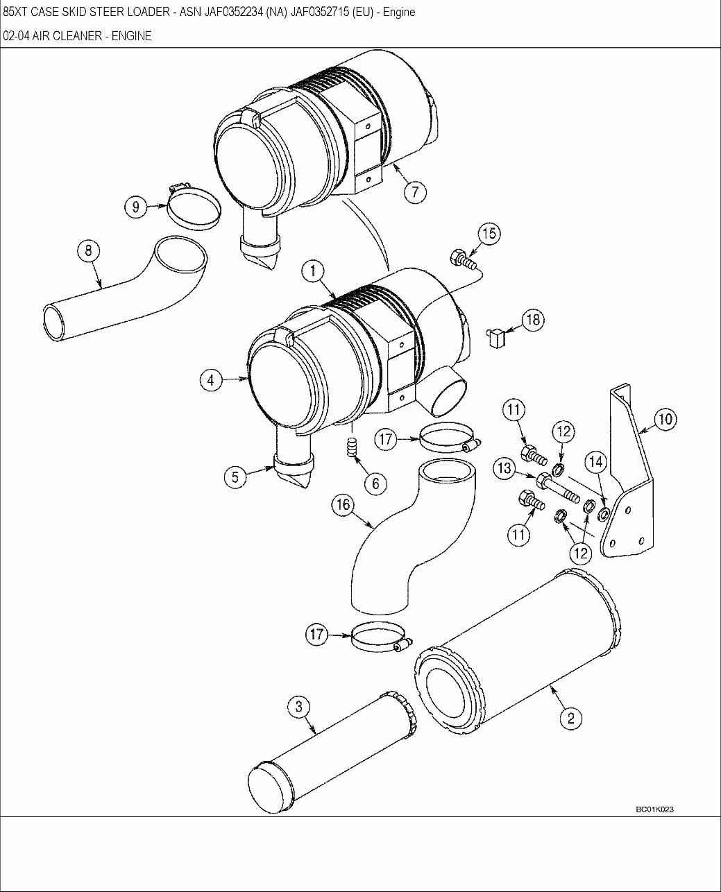 CASE 85XT Skid Steer Loader Parts Catalog Manual preview img 9