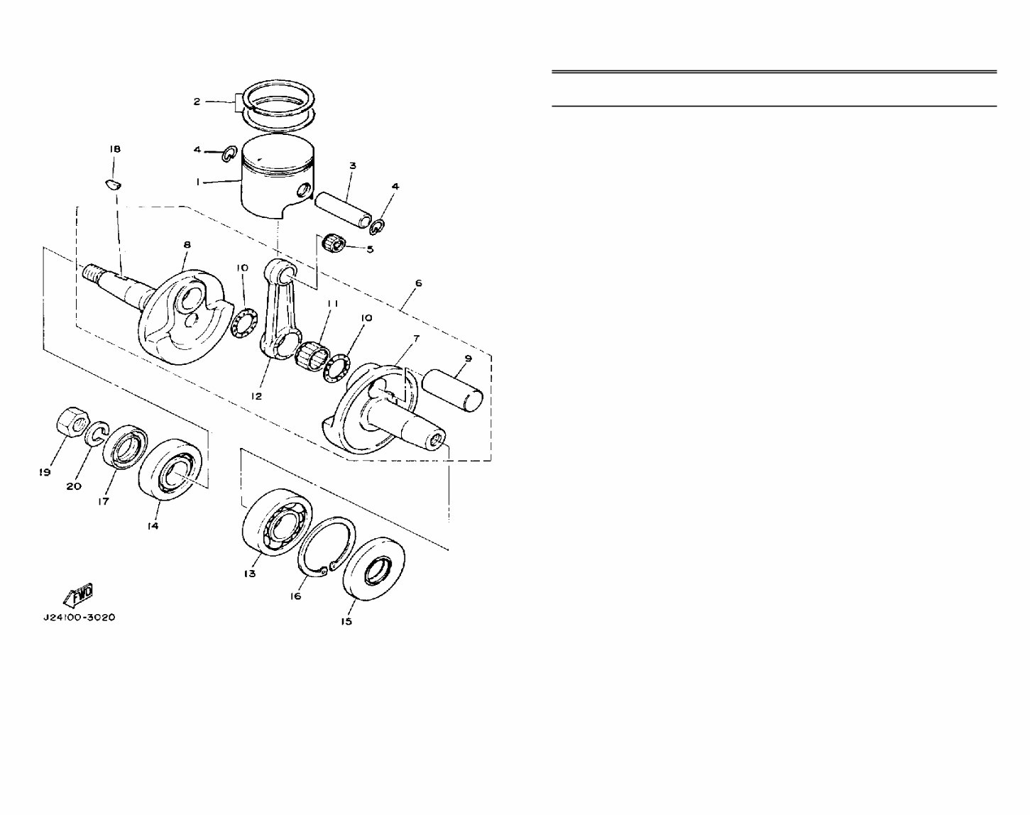 YAMAHA G1 AM AM5 GOLF CART Parts Manual Catalog preview img 4
