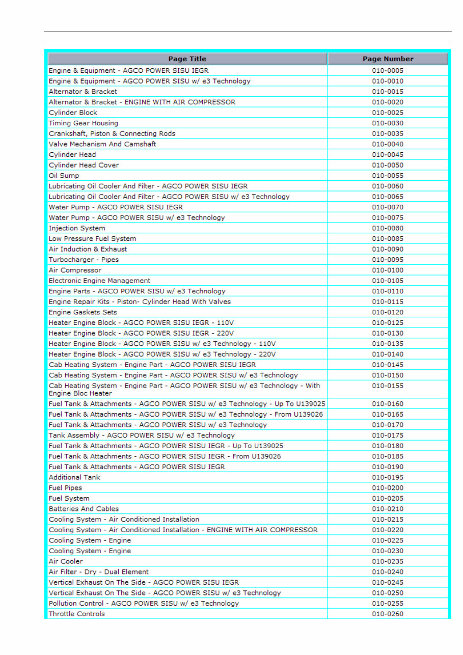 MASSEY FERGUSON MF 8650 Tractor Parts Catalog preview img 5