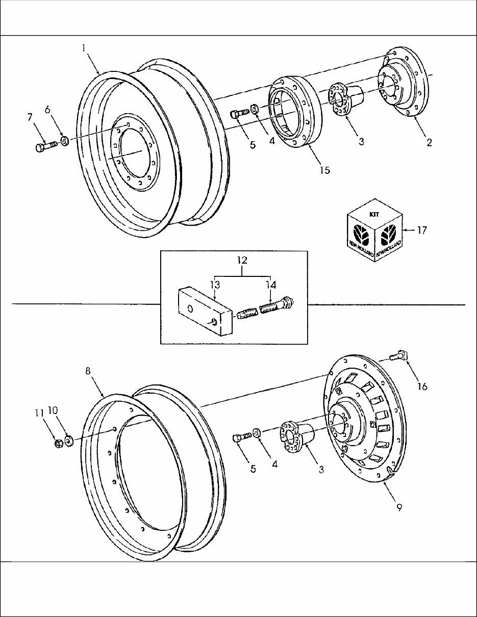 FORD New HOLLand 8770 6 CYLINDER AG Tractor MASTER ILLUSTRATED Parts LIST Manual BOOK preview img 10