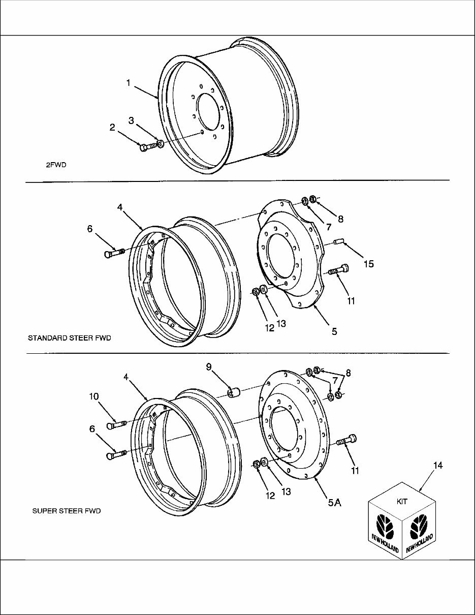 FORD New HOLLand 8770 6 CYLINDER AG Tractor MASTER ILLUSTRATED Parts LIST Manual BOOK preview img 8