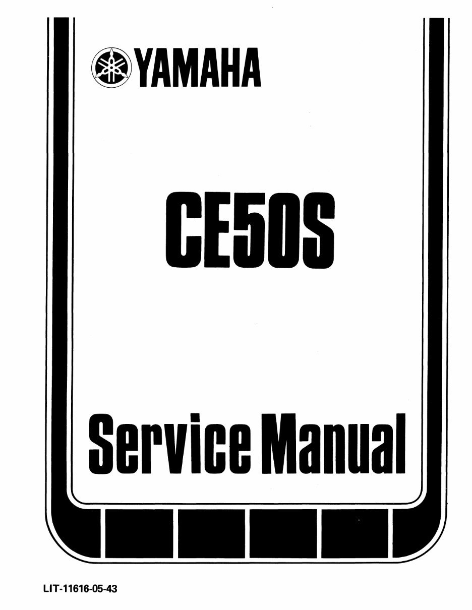  Yamaha Jog 50 CE50 CG50 86-91 Scooter Service Repair Workshop Manual preview img 3