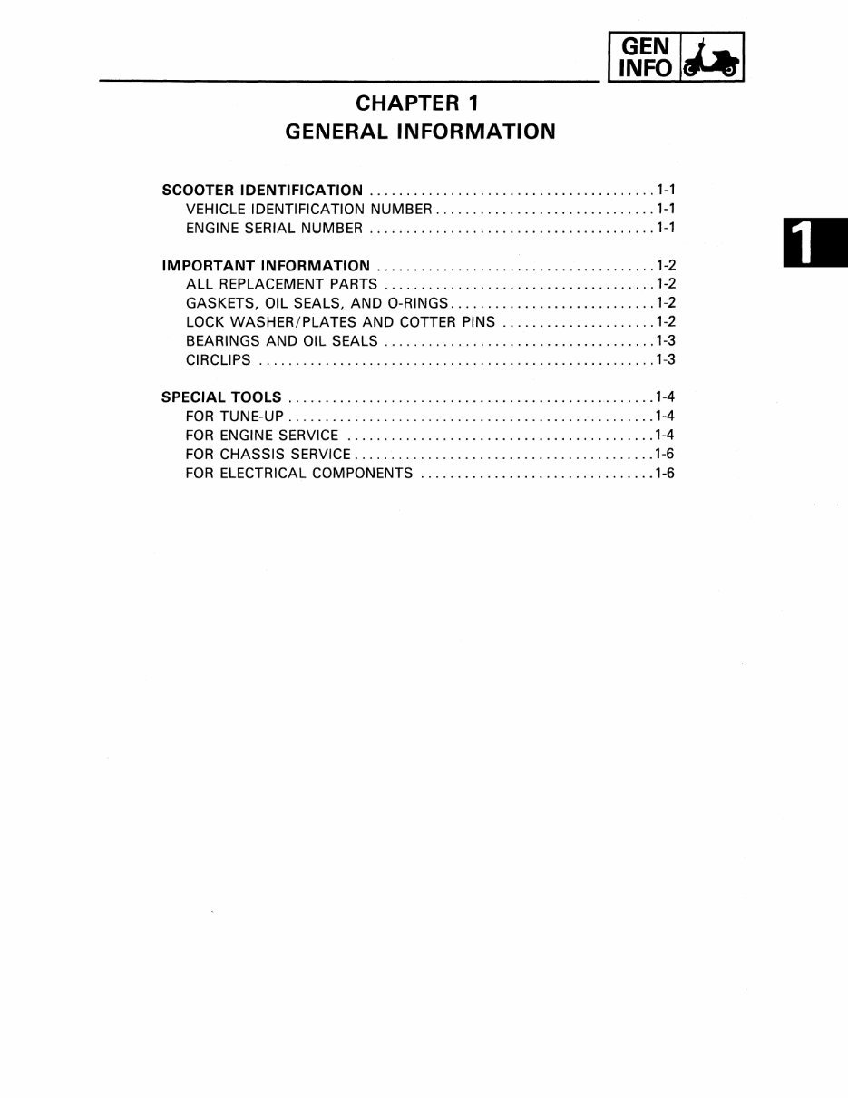  Yamaha Jog 50 CE50 CG50 86-91 Scooter Service Repair Workshop Manual preview img 9