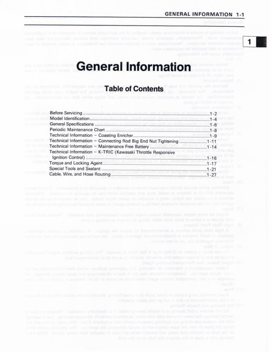 1997-1999 Kawasaki ZR1100/ZRX1100 Service & Repair Manual preview img 1