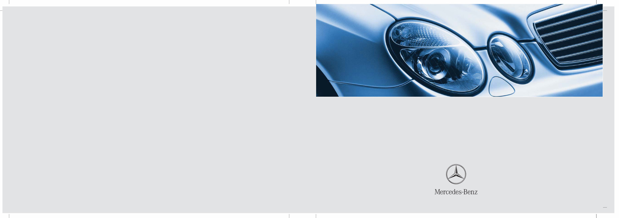 2006 Mercedes-Benz E-Class E350 E500 4MATIC E55 AMG Owners Manual preview img 1
