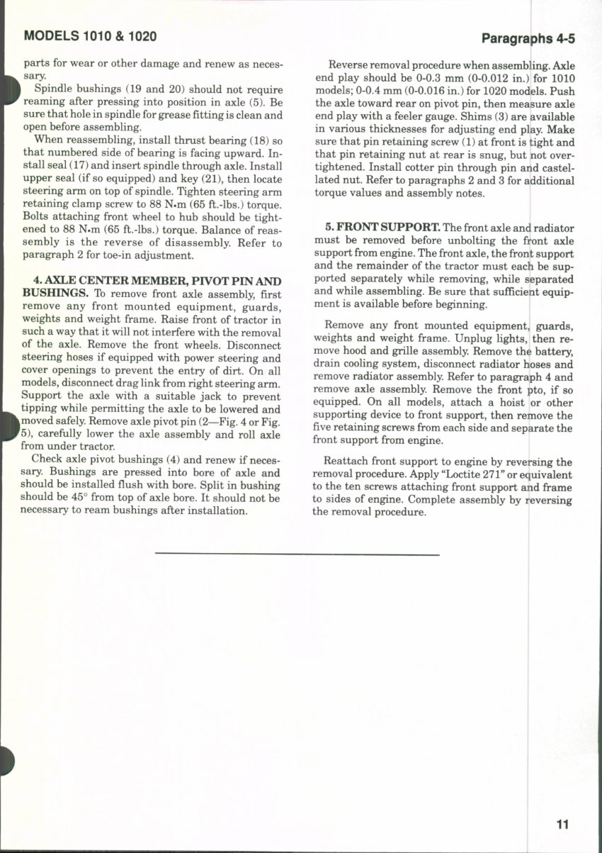 Massey Ferguson 1010 & 1020 Tractor Service & Repair Manual preview img 7