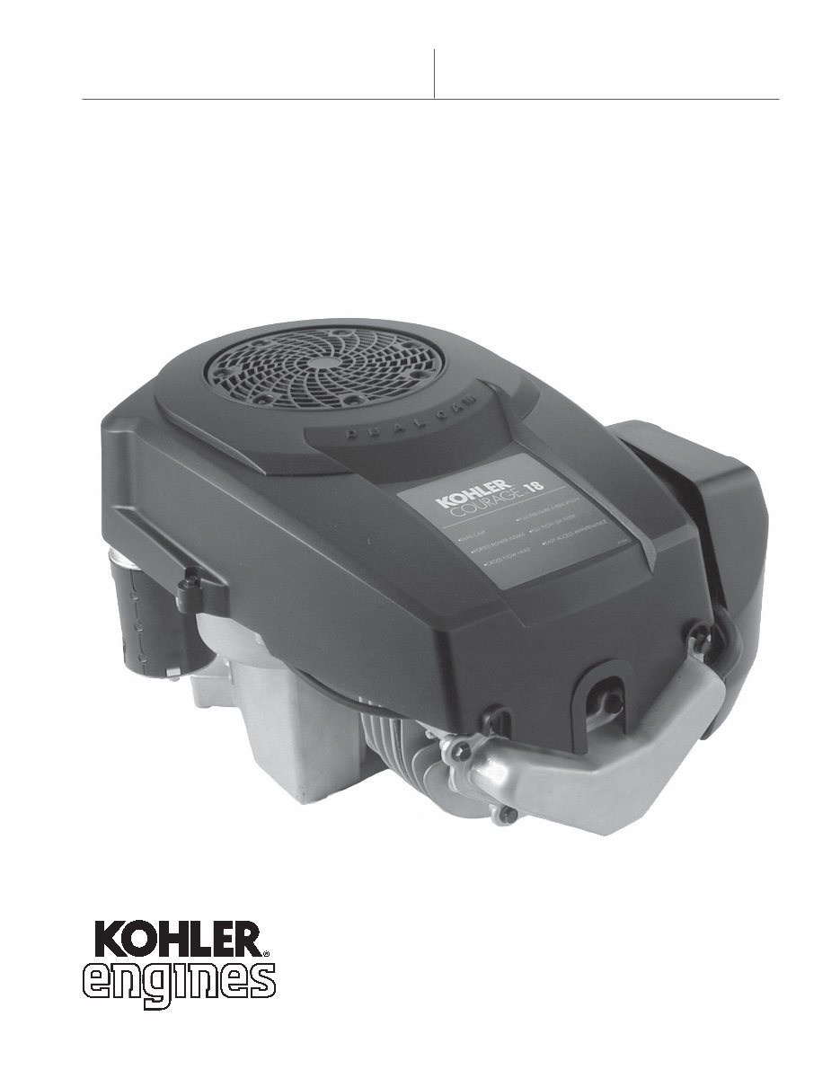 2002-2004 Kohler Courage Series Vertical Crankshaft Engines (SV470/SV480/SV530/SV540/SV590/SV600) OEM Service & Repair Manual preview img 1