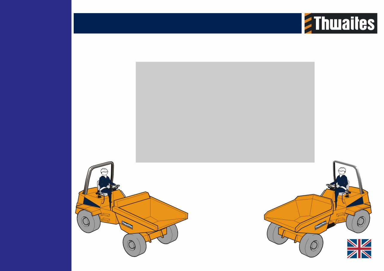 Thwaites 3-4.5 Tonne/Ton Hydrostatic Dumpers OEM Service & Repair Manual preview img 1