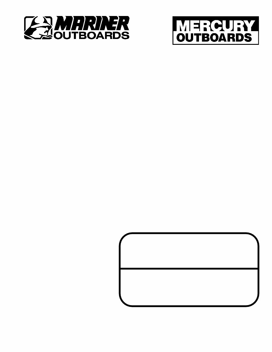 Mercury Mariner 40 HP 3-Cyl OEM Service & Repair Manual preview img 1