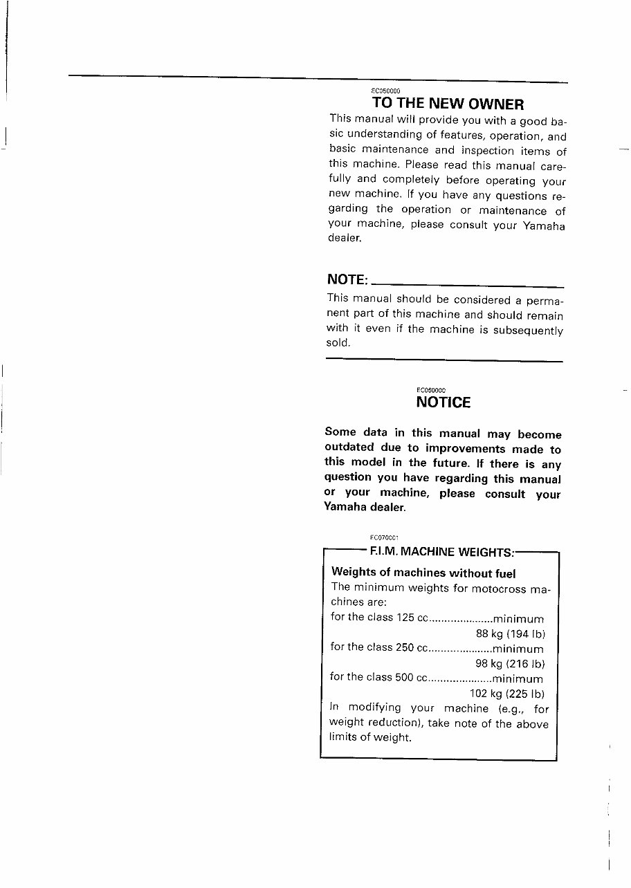  Now Yamaha YZ250 YZ 250 1999 99 2-STROKE Service Repair Workshop Manual preview img 10