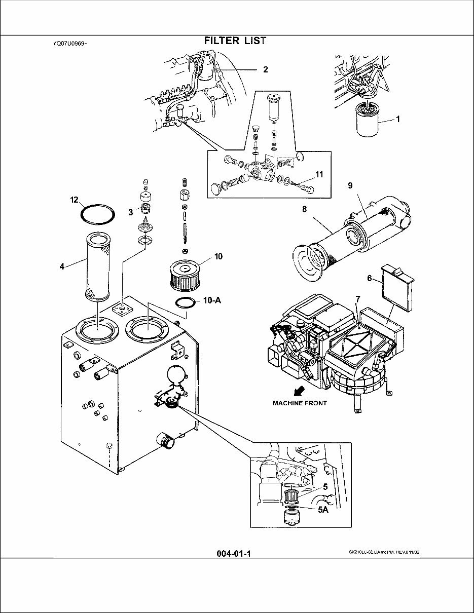Kobelco SK210LC-6E, SK210 LC-6E Hydraulic Exavator Illustrated Parts List Manual - After Serial Number YQ08U0969; With MITSUBISH preview img 10