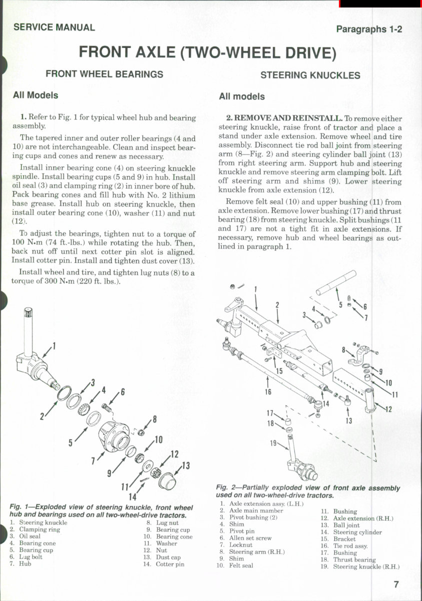 Case IH 5130 Tractor Service & Repair Manual preview img 7