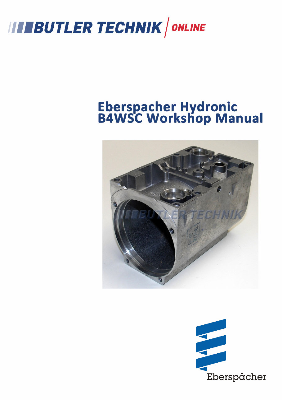 Eberspacher Hydronic B5WS and D5WS heater repair service manual preview img 1