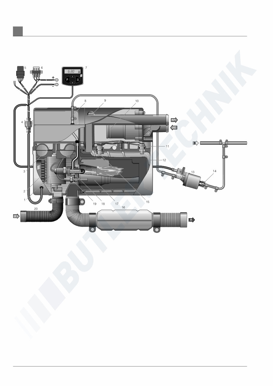 Eberspacher Hydronic B5WS and D5WS heater repair service manual preview img 9