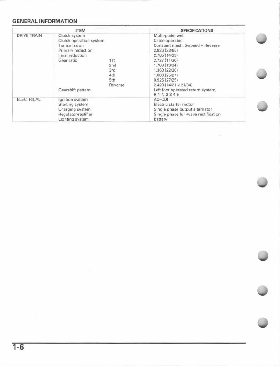 Honda Trx400 EX 2006 Service Repair Manual preview img 10