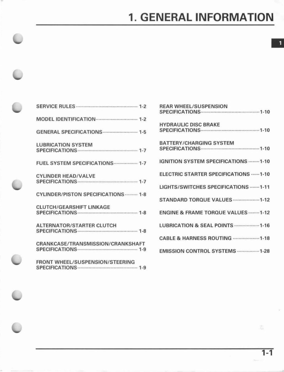 Honda Trx400 EX 2006 Service Repair Manual preview img 5