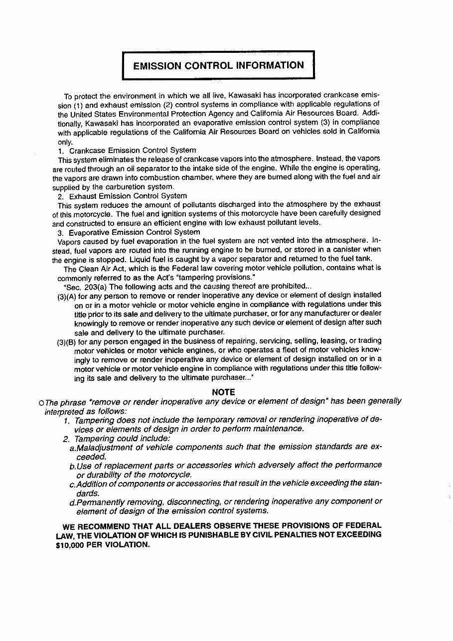 Kawasaki ZZR 1200 Service & Repair Manual preview img 2