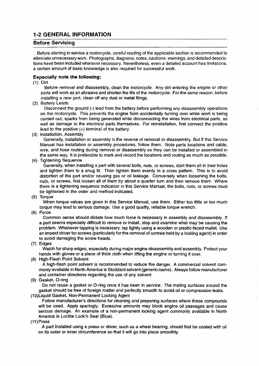 Kawasaki ZZR 1200 Service & Repair Manual preview img 7