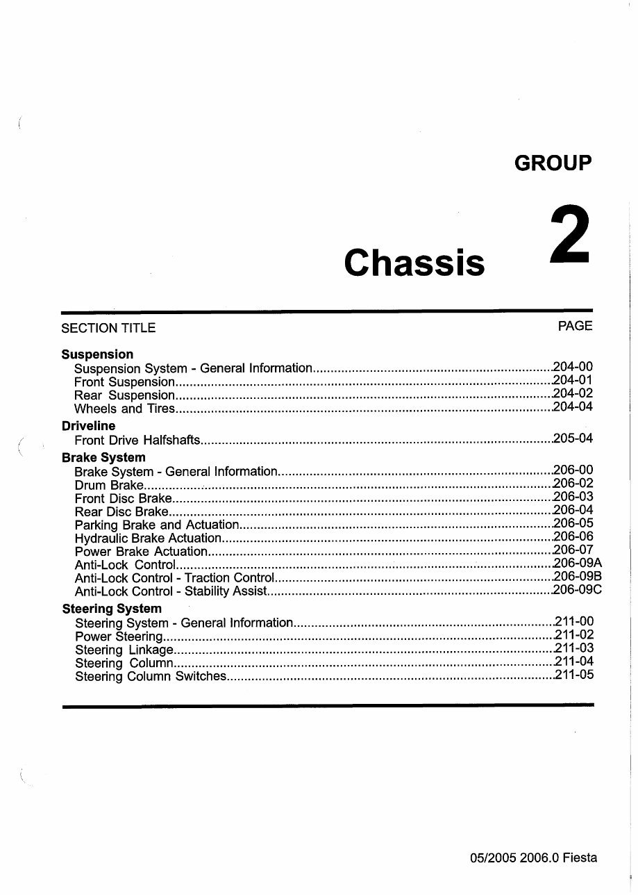 2006-2008 Ford Fiesta Service & Repair Manual preview img 8