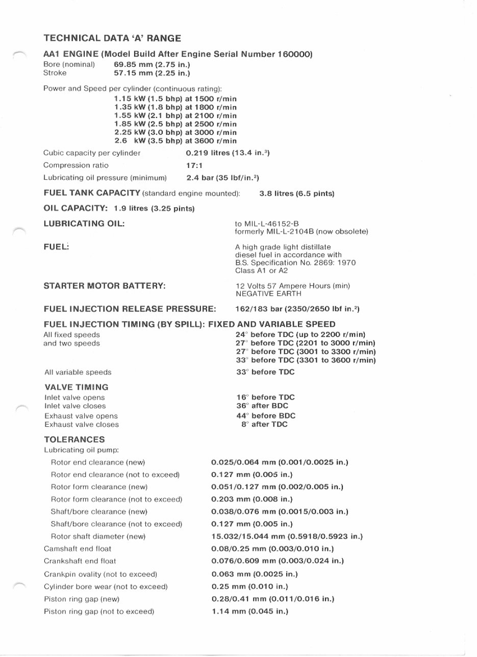 Lister Petter A Range AB1 AC1 AC1Z AC1ZS AC2 AB1W AC1W AC2W Engines Complete Workshop Service Repair Manual preview img 5