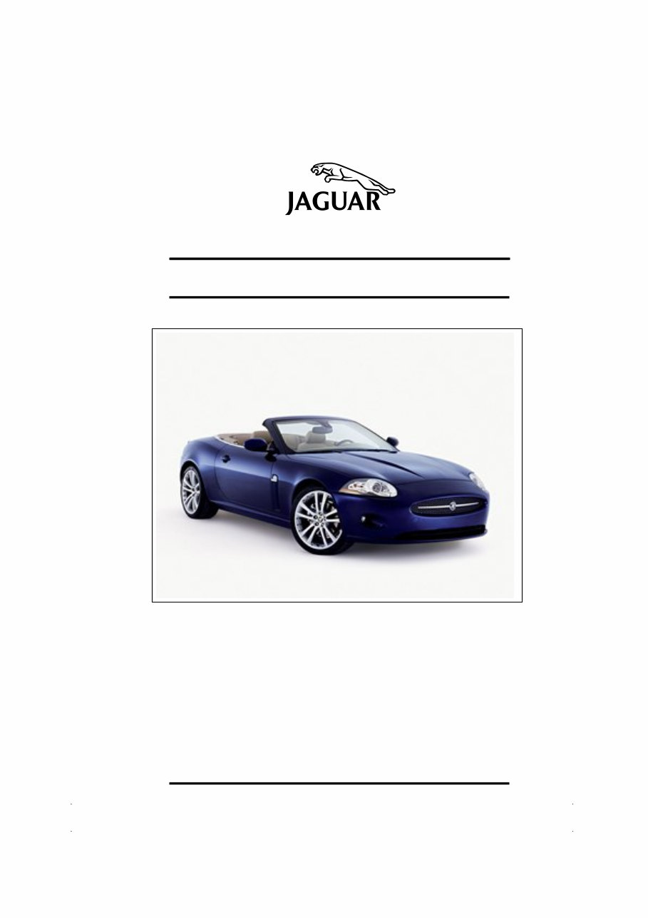 2006-2015 Jaguar XK (X150) Service & Repair Manual preview img 1