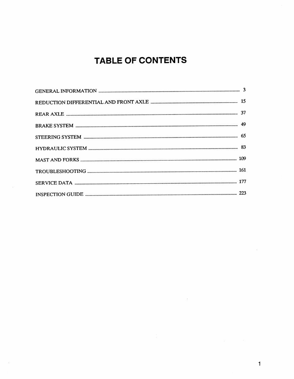 Mitsubishi 2FBC15,2FBC18,2FBC20,2FBC25,2FBC30 Service Manual preview img 3