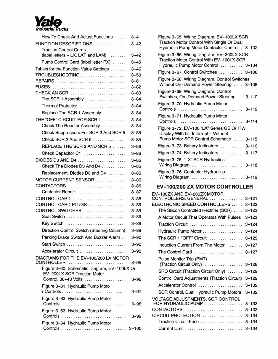 Yale Forklift Truck A839 Series: ERC070HD, ERC080HD, ERC100HD, ERC120HD Workshop Manual preview img 7