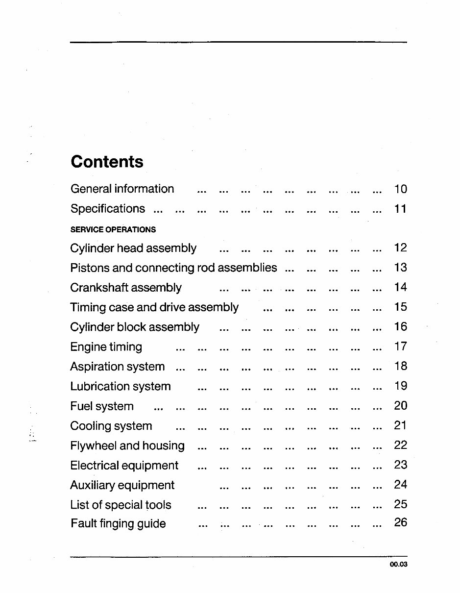 Perkins 1000 Series Diesel Engines OEM Service & Repair Manual preview img 2