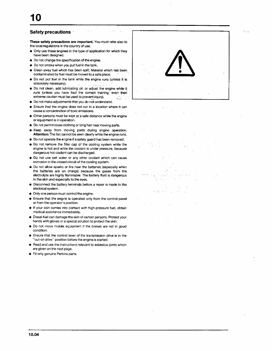 Perkins 1000 Series Diesel Engines OEM Service & Repair Manual preview img 6