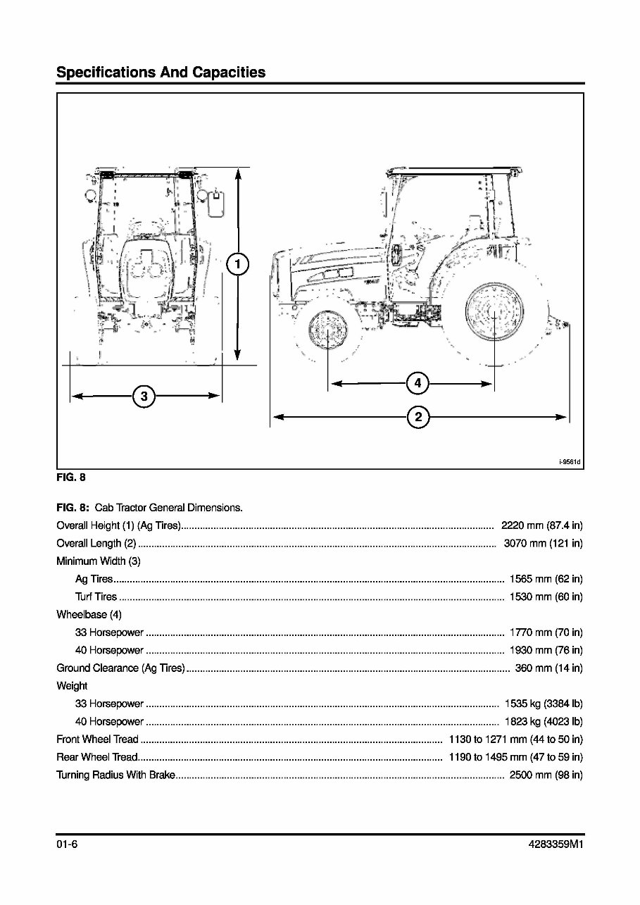 Massey Ferguson MF1533, MF1540 Tractors Service & Repair Manual preview img 9