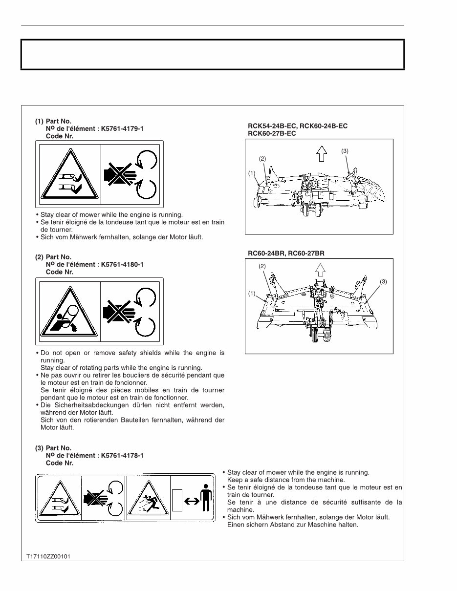 Kubota RCK60-24B Mower Deck Factory Service & Work Shop Manual preview img 6
