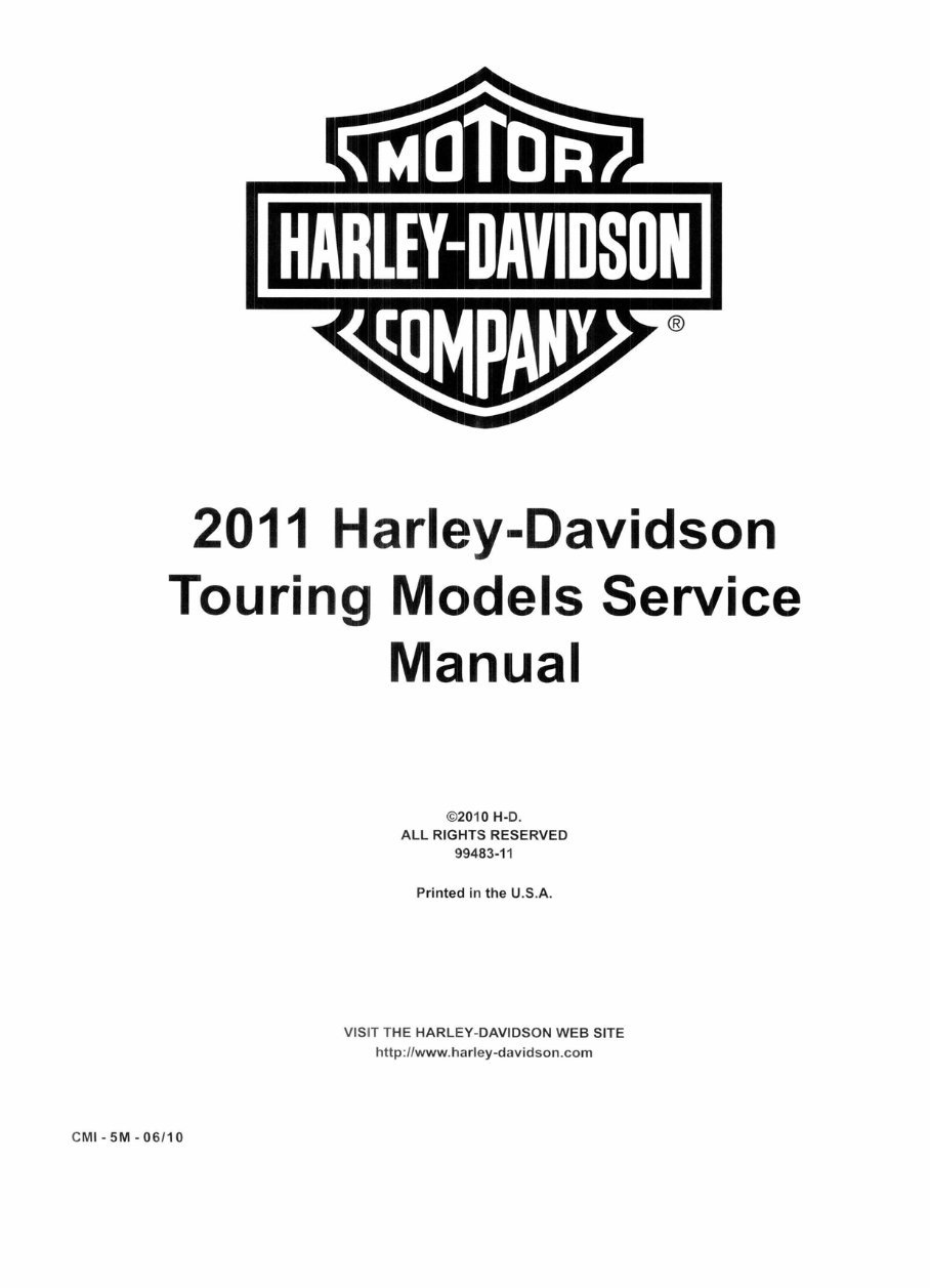 2011 Harley-Davidson FLHTK Electra Glide Ultra Limited Service & Repair Manual preview img 1