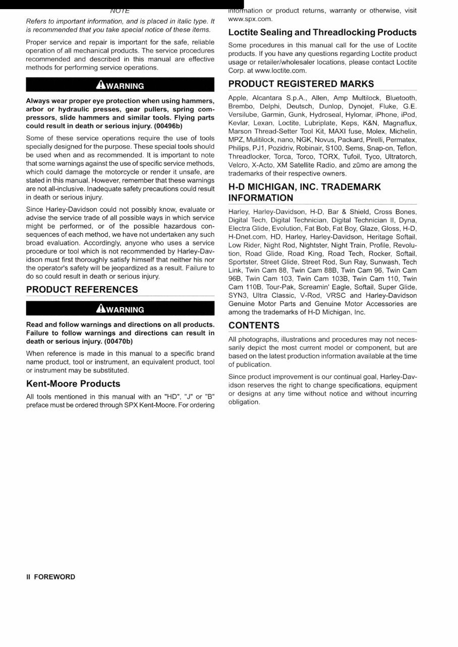 2011 Harley-Davidson FLHTK Electra Glide Ultra Limited Service & Repair Manual preview img 3