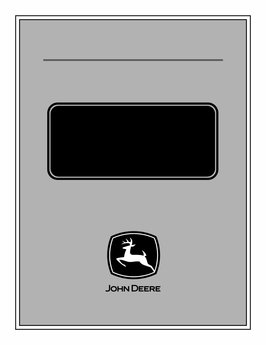 John Deere X300 Select Series (X300/X304/X320/X324/X340/X360) Tractor OEM Service & Repair Manual preview img 1
