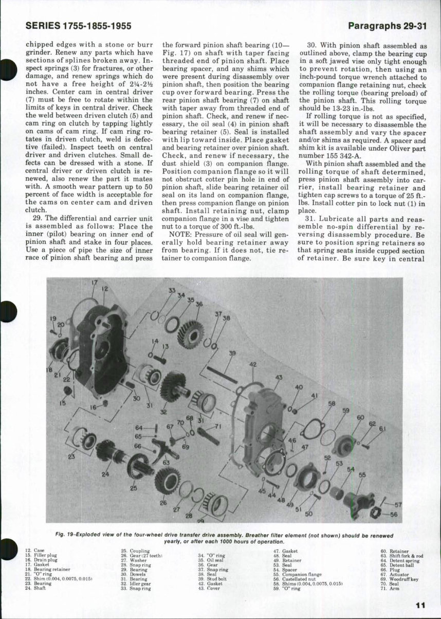 Oliver 1755, 1855, 1955 Tractor Service & Repair Manual preview img 10