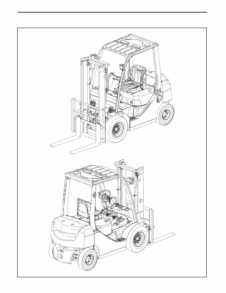 Toyota 8FG/8FD10~30 Series Diesel Forklift Truck Service & Repair Manual preview img 5