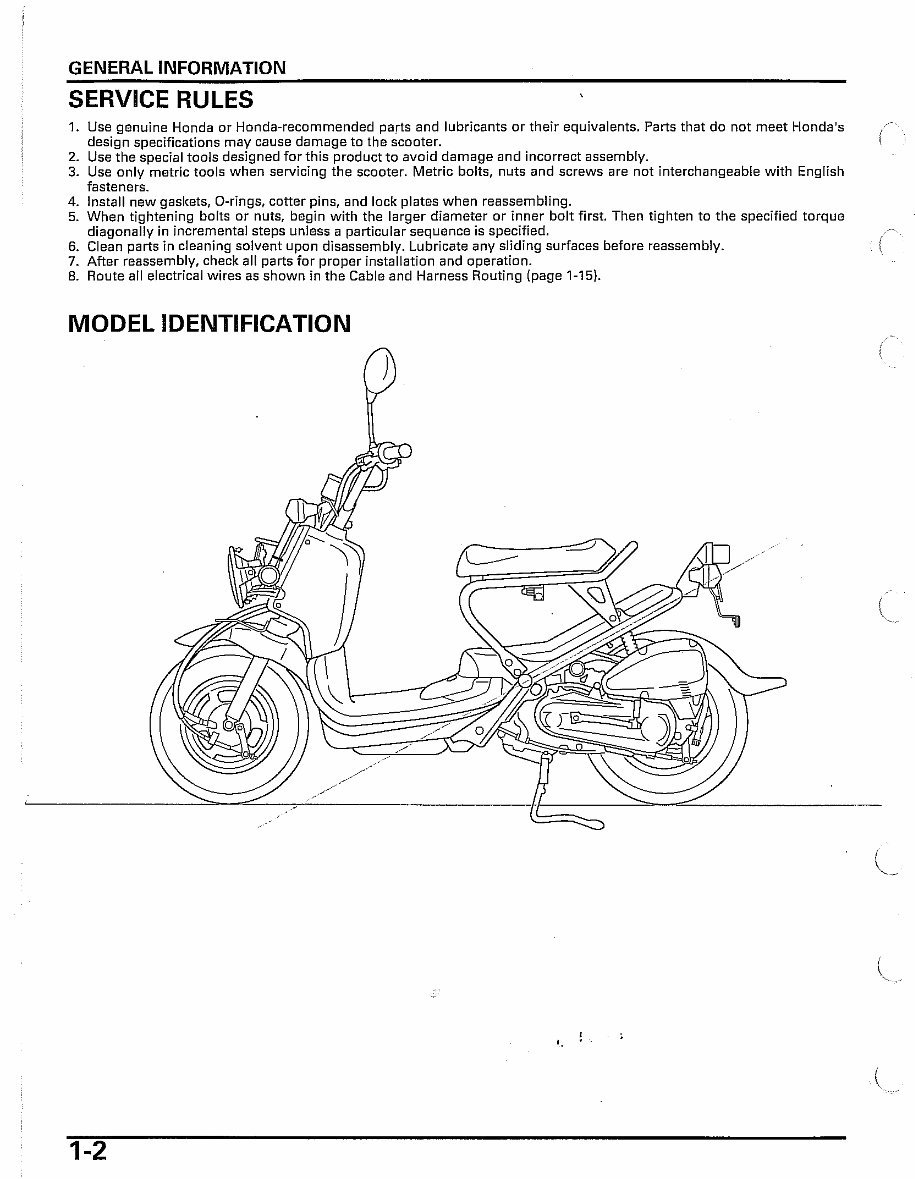 HONDA NPS50 ZOOMER RUCKUS Workshop Repair Manual preview img 2