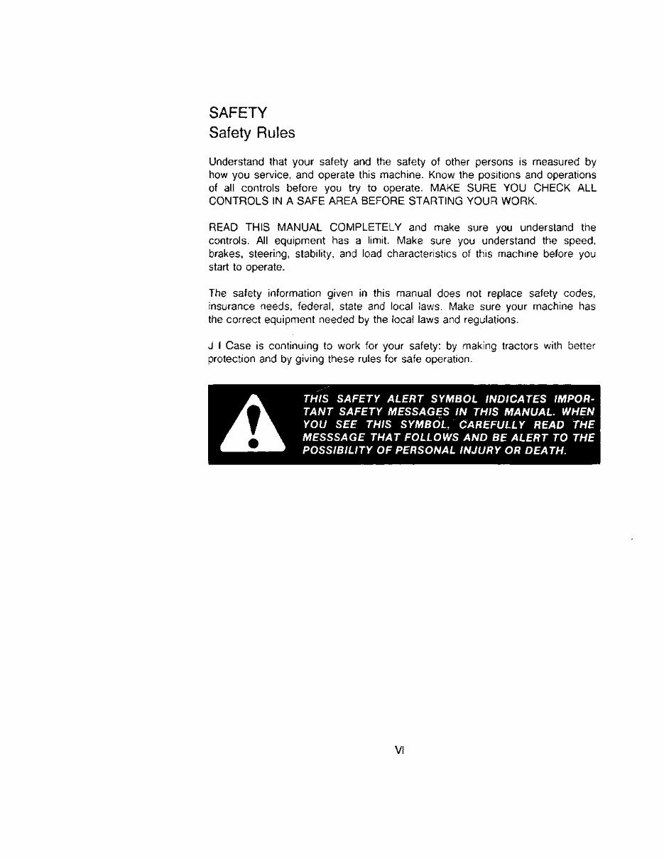CASE IH 685 Tractor Operators Manual preview img 8