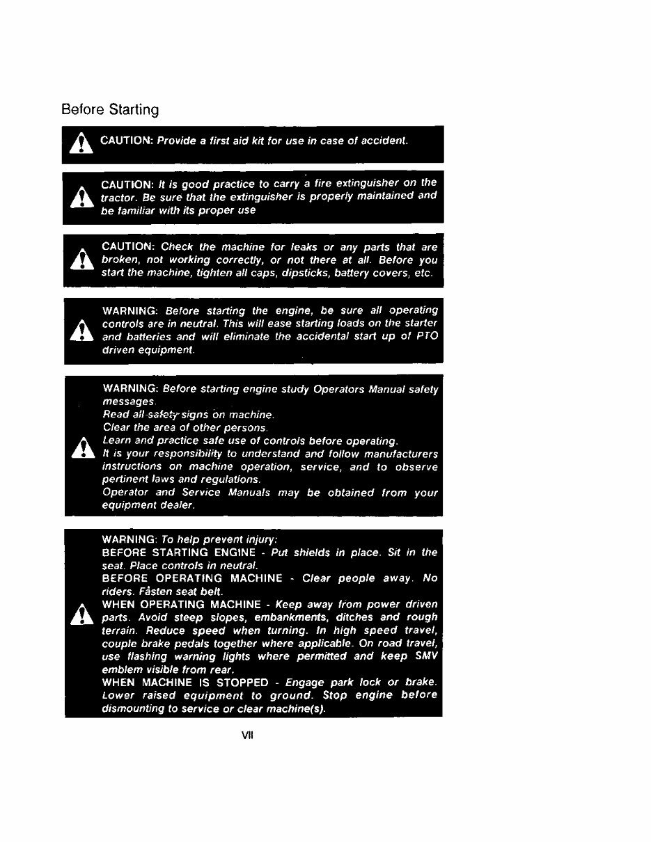 CASE IH 685 Tractor Operators Manual preview img 9